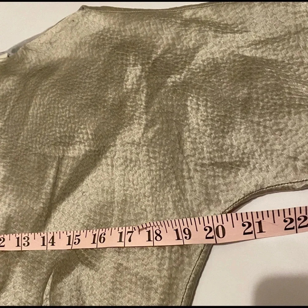 Carol Peretz Silk Side Tie Top Sz S - Picture 9 of 9